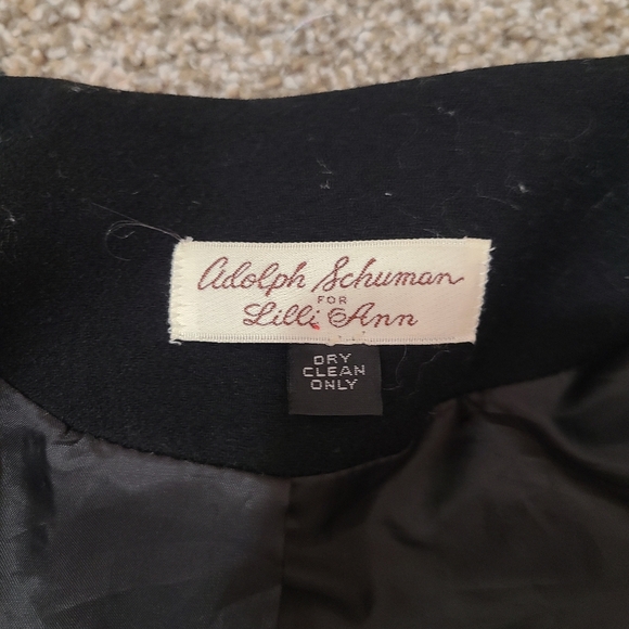 Adolph Schuman Lilli Ann Vintage Old Money Tweed Blazer - Picture 3 of 4